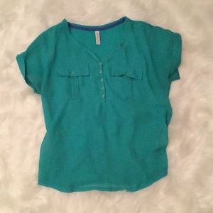 Aqua shirt